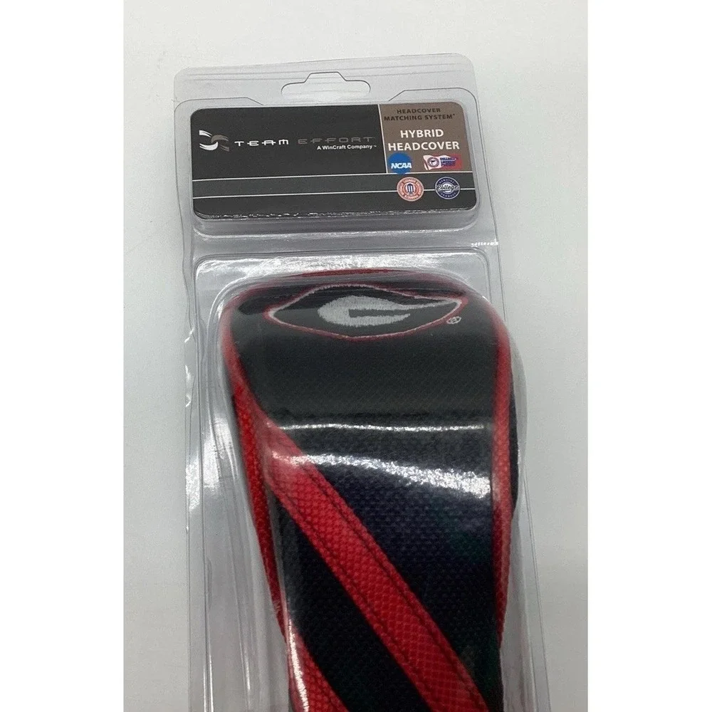Team Effort NCAA 2-Piece Driver Headcover Hybrid Headcover Georgia Bulldogs